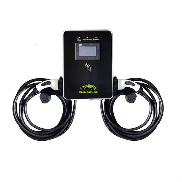 14KW 1 fase doble 32A pistolas de carga AC EV Charger-1