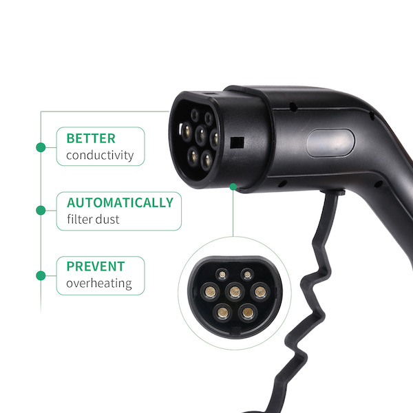 22KW 3Phase 10A a hiki i 32A Hoʻololi EV Charger-4