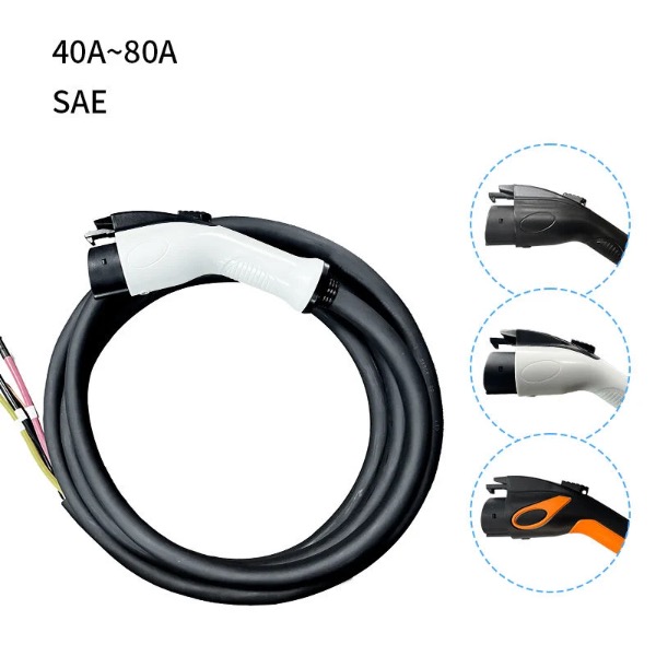 32A_40A_48A_80A SAE J1772 Jenis 1 Kabel Pengecas-1