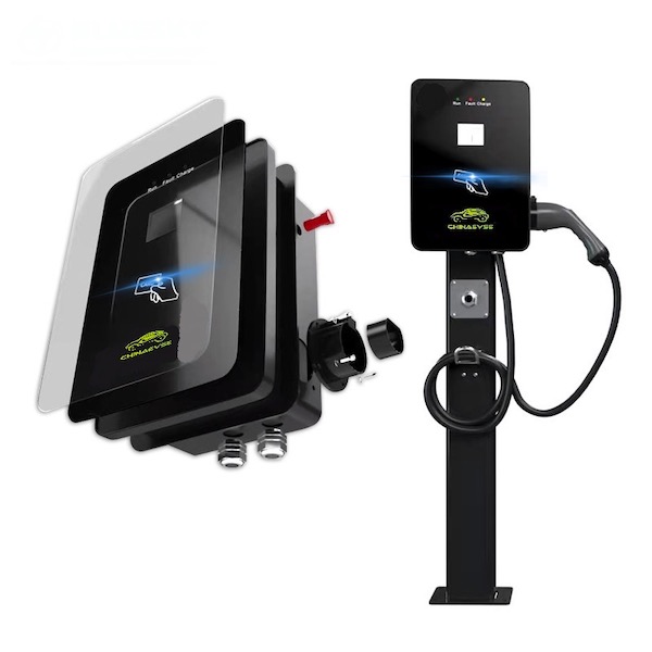 7KW 32A Single Charging Gun Vertical AC EV Charger-1