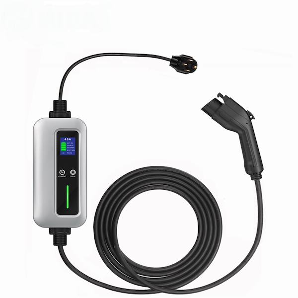 9,8KW 16A til 40A Justerbar Type 1 Niveau 2 Bærbar EV Charger-1