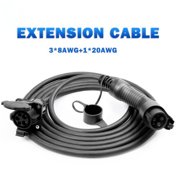 9.8KW J1772 ប្រភេទ 1 40A Extension Cable-1