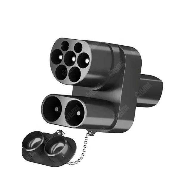 CCS2+ Type2 Ad Tesla DC EV Adapter-1