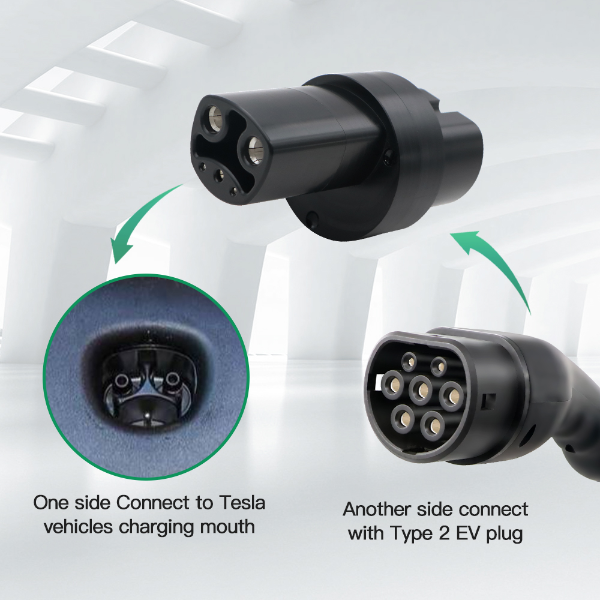 Adaptor Tipe 2 ke Tesla AC EV-1