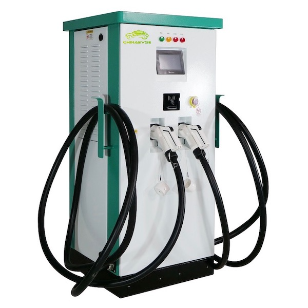 160kw Double Charging Guns DC Fast EV Charger-4