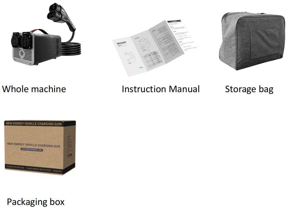 Packaging and accessories list
